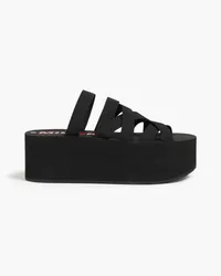 Simon Miller Foami stretch platform sandals - Black Black