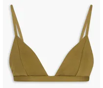 Astrid triangle bikini top - Green