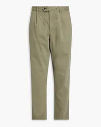 Rag & Bone Brushed cotton-bend twill chinos - Green Green