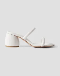 Gianvito Rossi 60 leather sandals - White White