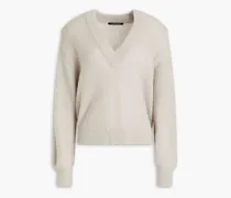 Wool-blend sweater - Gray
