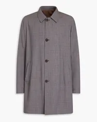 Canali Reversible wool raincoat - Gray Gray