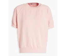 Cotton-fleece sweatshirt - Pink