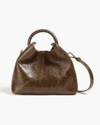 Elleme Baozi leather tote - Brown Brown