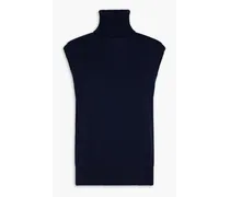 Cashmere turtleneck vest - Blue