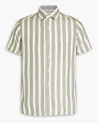 Boglioli Striped cotton and Lyocell-blend shirt - Gray Gray