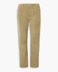 Fortela John suede straight-leg pants - Neutral Neutral