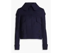 Garavani - Linen and cotton-blend jacket - Blue