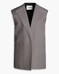 Jil Sander Grain de poudre vest - Gray Gray