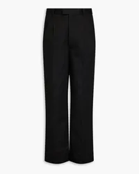 Maison Margiela Pleated twill pants - Black Black