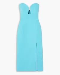 Rebecca Vallance Michelle strapless crepe midi dress - Blue Blue