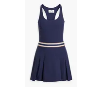 Courtside Kova cutout neoprene tennis dress - Blue