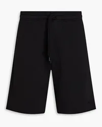 A.P.C. French cotton-terry drawstring shorts - Black Black