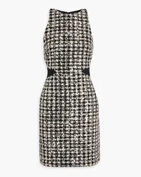 Derek Lam Rosemary sequin-embellished metallic bouclé-tweed mini dress - Black Black