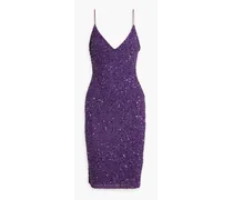 Billie embellished tulle dress - Purple