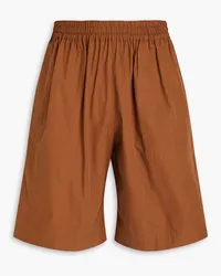 Studio Nicholson Checked cotton-twill shorts - Brown Brown