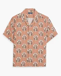 Frescobol Carioca Roberto printed linen shirt - Neutral Neutral