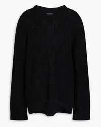 Rag & Bone Divya cable-knit wool sweater - Black Black