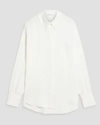 Iris & Ink Rosa satin-crepe shirt - White White