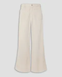 Fortela Joelle cotton-corduroy wide-leg pants - White White