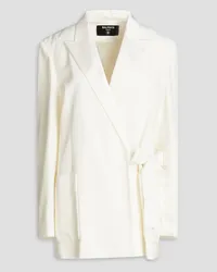 Balmain Crepe blazer - White White