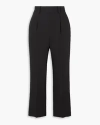 Vince Cropped jersey tapered pants - Black Black