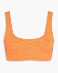 Mara Hoffman Lira ribbed bikini top - Orange Orange