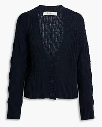 Joie Deming cotton and linen-blend cardigan - Blue Blue