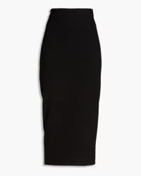 Gentryportofino Bouclé wool midi pencil skirt - Black Black