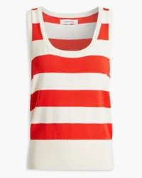 Chinti & Parker Striped cotton tank - Red Red