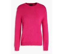 Cotton and cashmere-blend sweater - Pink