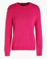 Theory Cotton and cashmere-blend sweater - Pink Pink