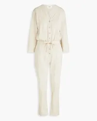 ba&sh Paros belted Lyocell-blend jumpsuit - Neutral Neutral