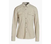 Cotton-ripstop shirt - Gray