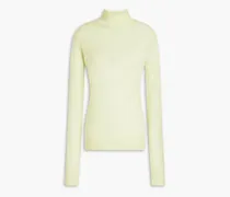 Cashmere turtleneck sweater - Yellow