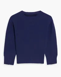 Loulou Studio Mora cropped cashmere sweater - Blue Blue