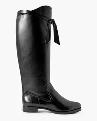 Alexandre Birman Clarita Saddlery bow-detailed leather knee boots - Black Black