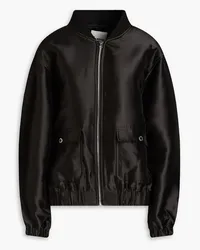 Sandro Satin-twill bomber jacket - Black Black