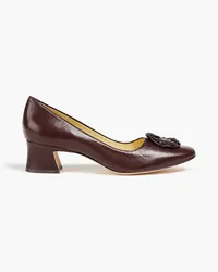 Tory Burch Patent-leather pumps - Burgundy Burgundy