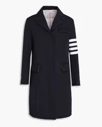 Thom Browne Quilted striped shell coat - Blue Blue