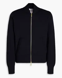 Thom Browne Striped merino wool zip-up cardigan - Blue Blue