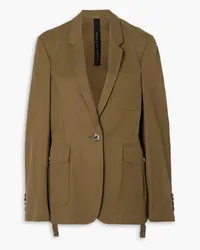 Petar Petrov Irma cotton-gabardine blazer - Green Green