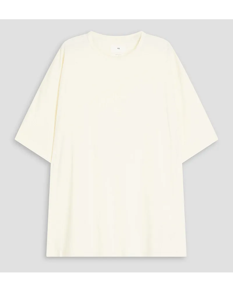 Y-3 Cotton-jersey T-shirt - White White