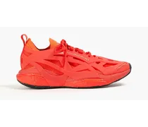 Solarglide rubber and mesh sneakers - Red