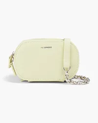 Jil Sander Leather shoulder bag - Green Green