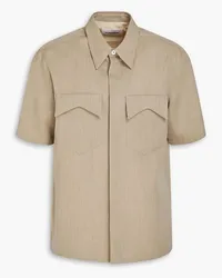 Jil Sander Wool-twill shirt - Neutral Neutral