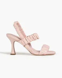 Sam Edelman Marlena gathered leather slingback sandals - Pink Pink