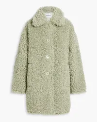 STAND Faux shearling coat - Green Green