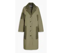 Twill trench coat - Green