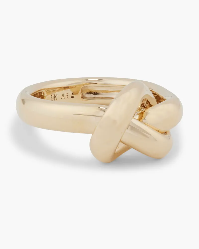 9-karat gold ring - Metallic